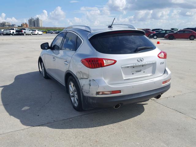 JNKAJ09E58M305917 - 2008 INFINITI EX35 BASE SILVER photo 3