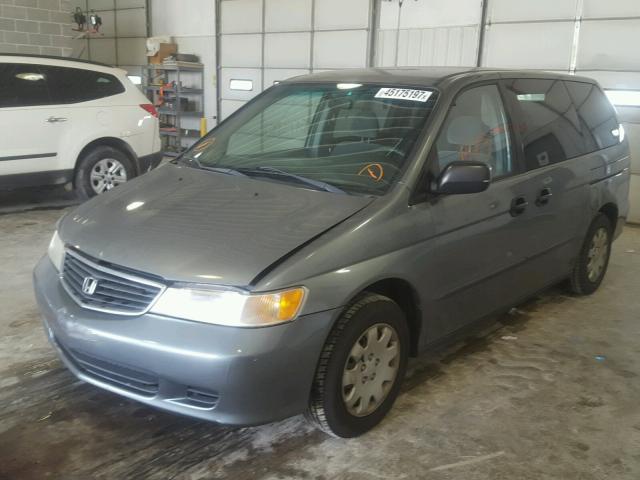 2HKRL1857YH555417 - 2000 HONDA ODYSSEY LX GRAY photo 2