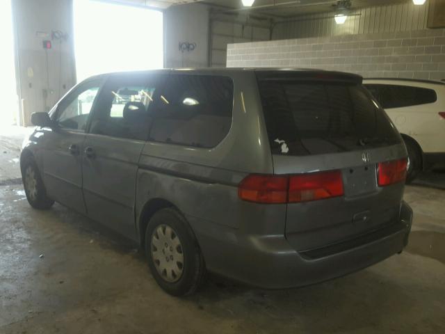 2HKRL1857YH555417 - 2000 HONDA ODYSSEY LX GRAY photo 3