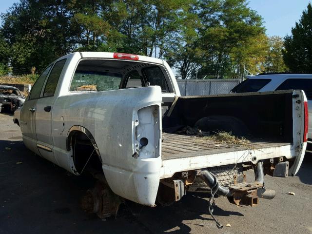 3D7KS28C65G764246 - 2005 DODGE RAM 2500 S WHITE photo 3