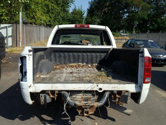 3D7KS28C65G764246 - 2005 DODGE RAM 2500 S WHITE photo 9