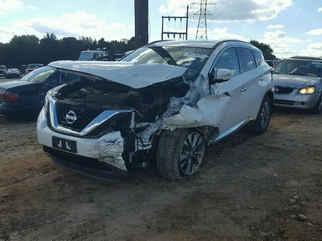 5N1AZ2MH4FN244540 - 2015 NISSAN MURANO S WHITE photo 2