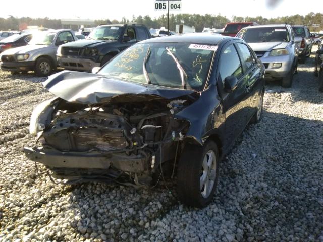 JTDBT923684036842 - 2008 TOYOTA YARIS GRAY photo 2