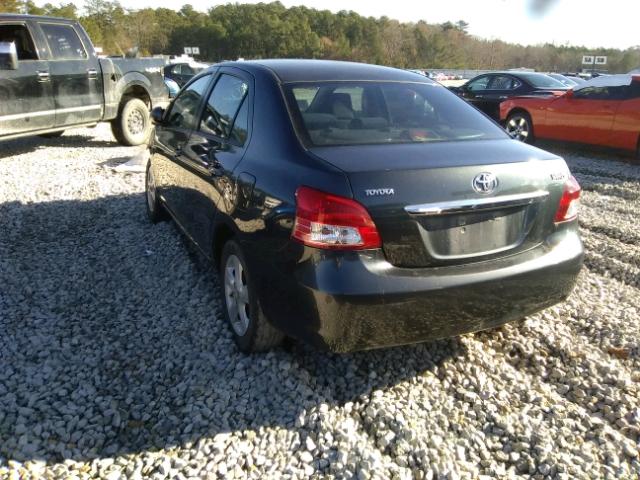 JTDBT923684036842 - 2008 TOYOTA YARIS GRAY photo 3