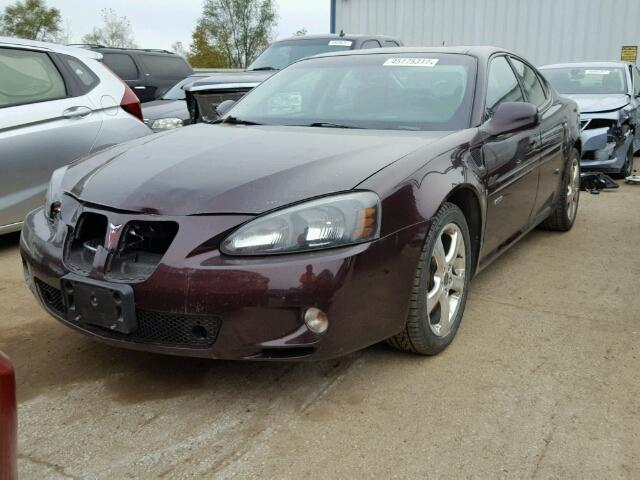 2G2WC55C661204871 - 2006 PONTIAC GRAND PRIX PURPLE photo 2