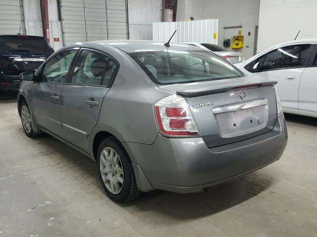 3N1AB6AP3BL670602 - 2011 NISSAN SENTRA 2.0 CHARCOAL photo 3