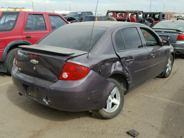 1G1AL55F667773389 - 2006 CHEVROLET COBALT LT PURPLE photo 4