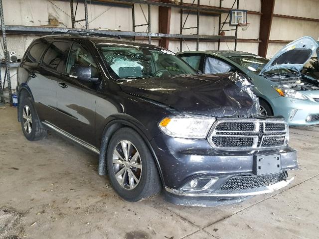 1C4RDJDGXGC484292 - 2016 DODGE DURANGO LI BLUE photo 1