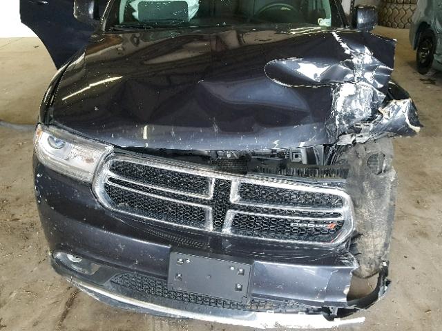 1C4RDJDGXGC484292 - 2016 DODGE DURANGO LI BLUE photo 7