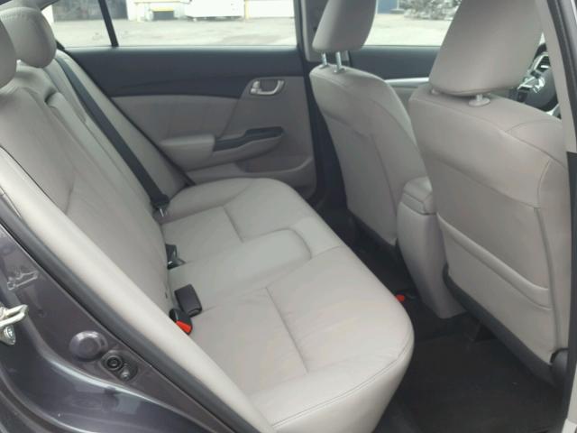 19XFB2F90FE206294 - 2015 HONDA CIVIC EXL 灰色 照片 6