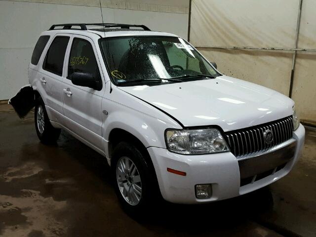 4M2YU57185DJ29360 - 2005 MERCURY MARINER WHITE photo 1