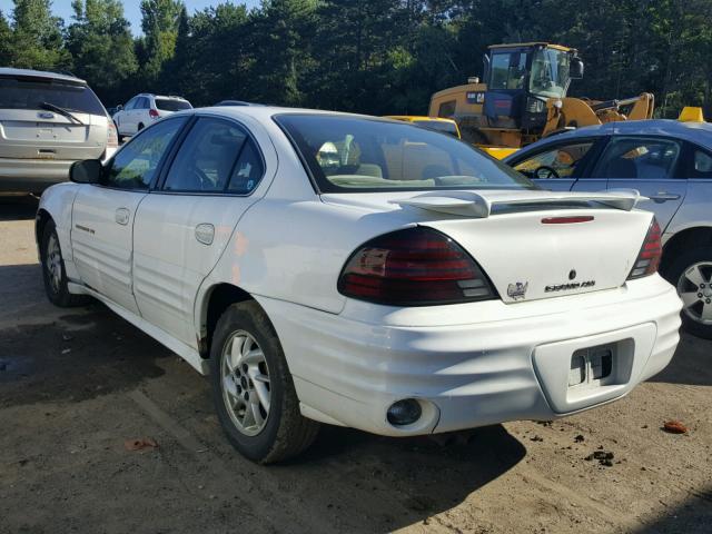 1G2NF52T41M665216 - 2001 PONTIAC GRAND AM S თეთრი ფოტო 3