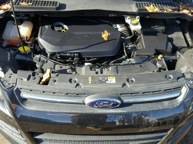 1FMCU0GX4EUD78760 - 2014 FORD ESCAPE SE BLACK photo 7