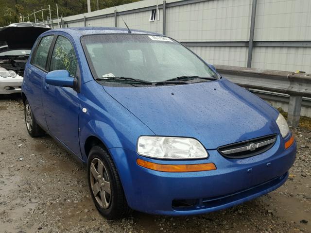 KL1TD66608B135535 - 2008 CHEVROLET AVEO BLUE photo 1