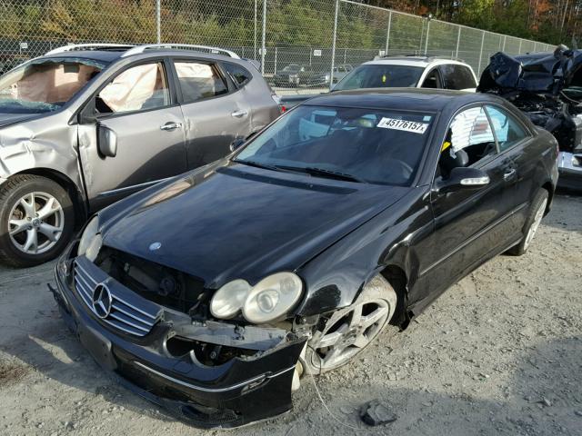 WDBTJ75JX5F150107 - 2005 MERCEDES-BENZ CLK 500 BLACK photo 2