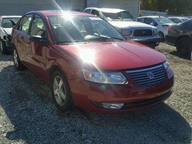 1G8AL55F87Z169219 - 2007 SATURN ION LEVEL RED photo 1