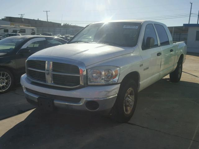 3D7KR19D78G185638 - 2008 DODGE RAM 1500 WHITE photo 2