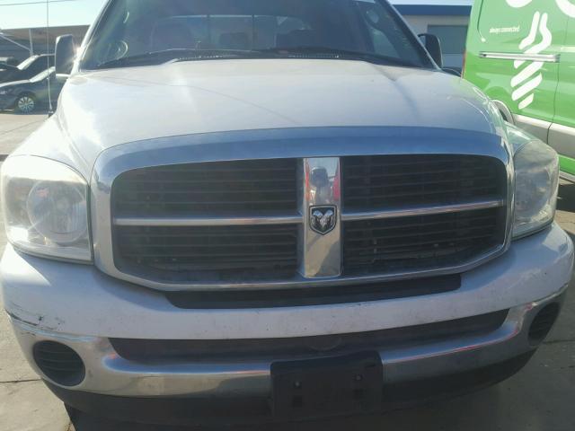 3D7KR19D78G185638 - 2008 DODGE RAM 1500 WHITE photo 9