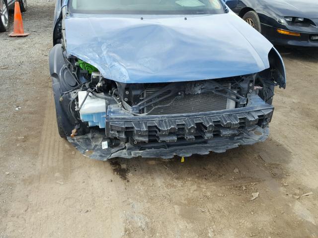 3FAHP07Z69R124988 - 2009 FORD FUSION SE BLUE photo 9