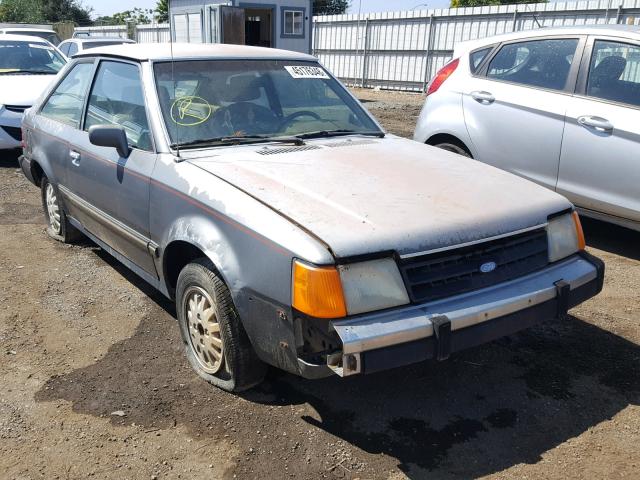 1FABP3195GW349199 - 1986 FORD ESCORT L GRAY photo 1