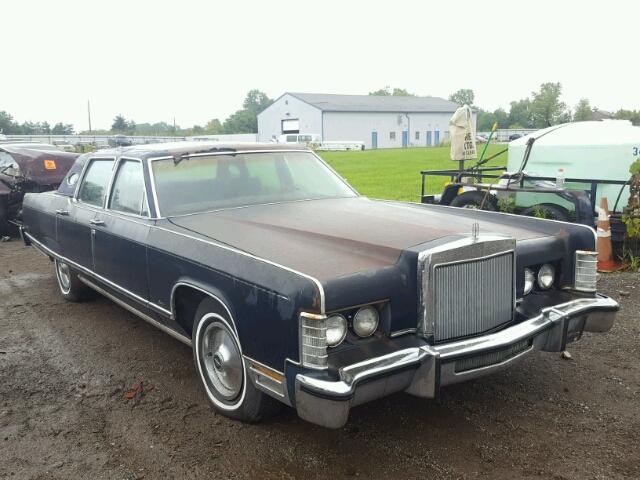 7Y82A952838 - 1977 LINCOLN TOWN CAR BLUE photo 1