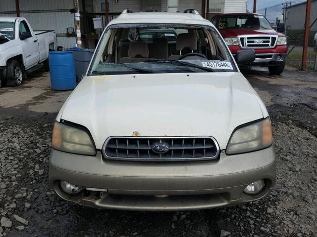 4S3BH675447638979 - 2004 SUBARU LEGACY OUT WHITE photo 7