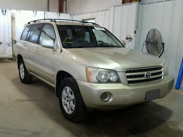 JTEHF21A710021512 - 2001 TOYOTA HIGHLANDER SILVER photo 1