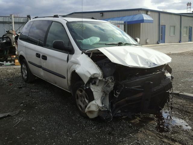 1D4GP253X3B101521 - 2003 DODGE CARAVAN SE WHITE photo 1