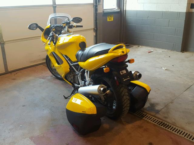 ZDM1TB8S51B004424 - 2001 DUCATI ST4  YELLOW photo 3