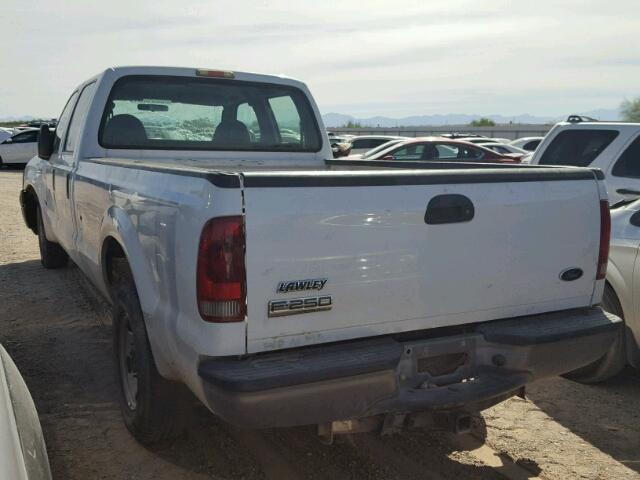 1FTSW20P87EB07505 - 2007 FORD F250 SUPER WHITE photo 3