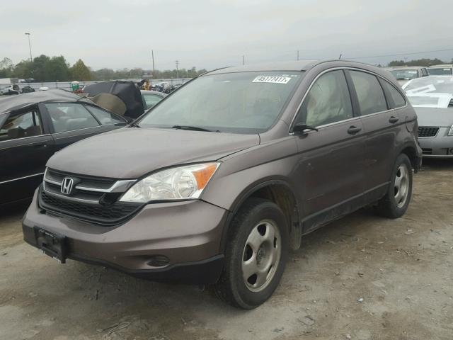 5J6RE4H37BL112918 - 2011 HONDA CR-V LX CHARCOAL photo 2