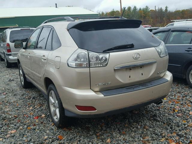 2T2HA31U44C009648 - 2004 LEXUS RX GOLD photo 3