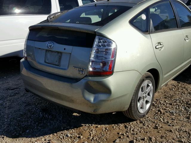 JTDKB20U663166628 - 2006 TOYOTA PRIUS GREEN photo 9