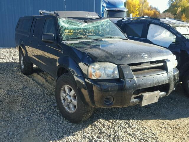 1N6MD29Y84C446960 - 2004 NISSAN FRONTIER C BLACK photo 1