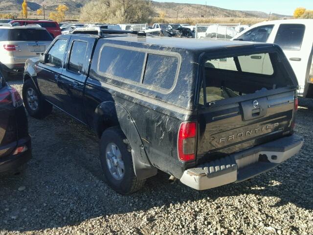 1N6MD29Y84C446960 - 2004 NISSAN FRONTIER C BLACK photo 3