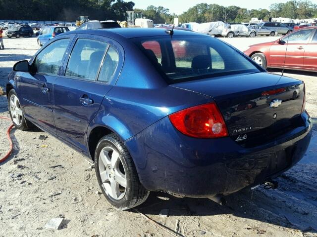 1G1AD5F57A7148561 - 2010 CHEVROLET COBALT BLUE photo 3