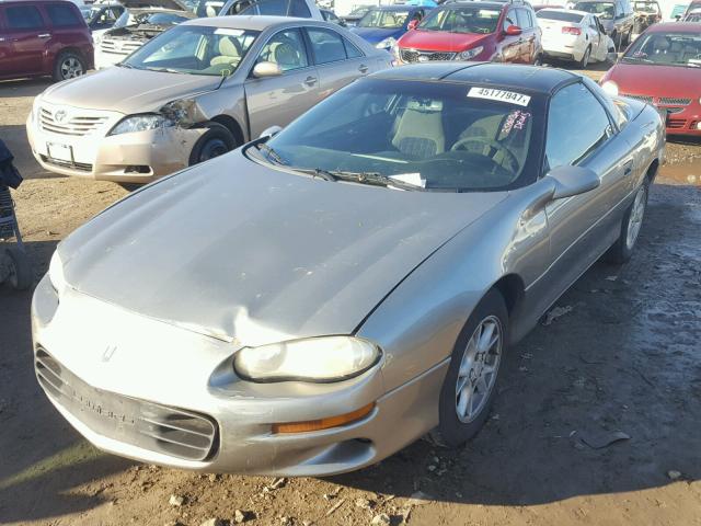 2G1FP22K1Y2108226 - 2000 CHEVROLET CAMARO GRAY photo 2