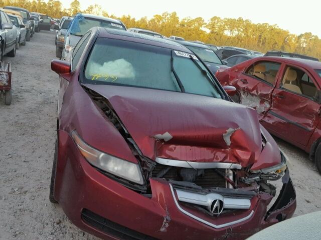 19UUA66214A022178 - 2004 ACURA TL MAROON photo 9