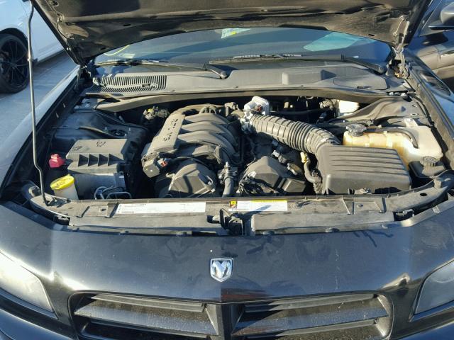 2B3LA43R77H760123 - 2007 DODGE CHARGER SE BLACK photo 7