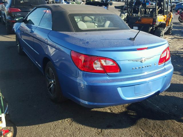 1C3LC55R88N264126 - 2008 CHRYSLER SEBRING TO BLUE photo 3