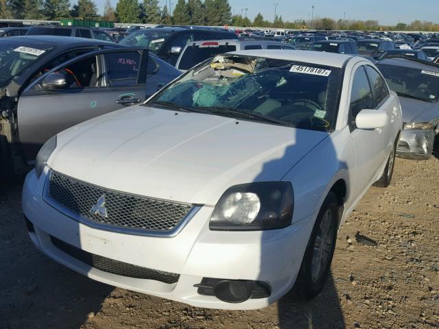 4A32B2FF4BE019079 - 2011 MITSUBISHI GALANT FE WHITE photo 2