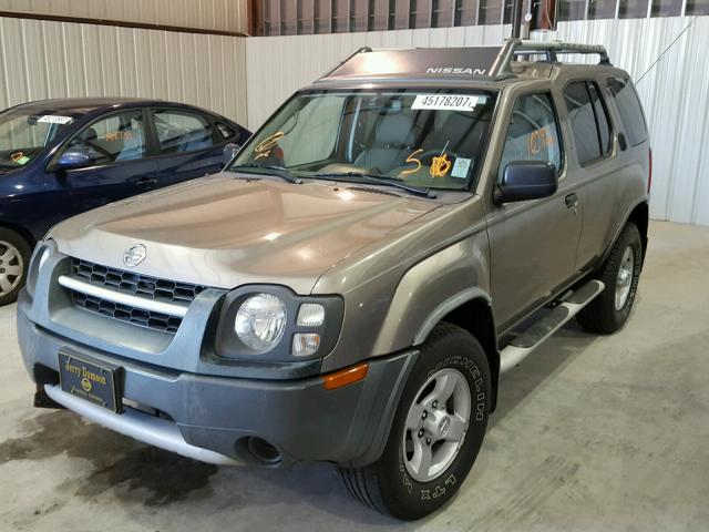 5N1ED28T34C641745 - 2004 NISSAN XTERRA XE GOLD photo 2