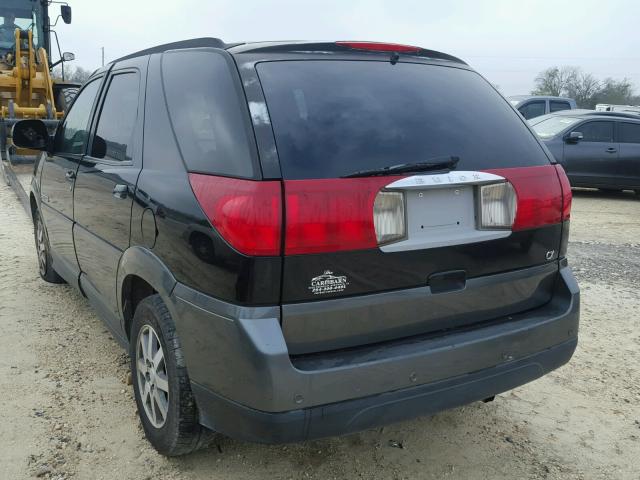 3G5DA03E32S527846 - 2002 BUICK RENDEZVOUS BLACK photo 3