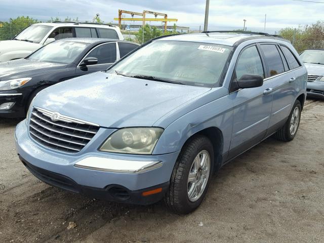 2C8GM684X4R635766 - 2004 CHRYSLER PACIFICA BLUE photo 2