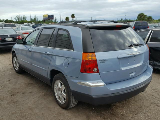 2C8GM684X4R635766 - 2004 CHRYSLER PACIFICA BLUE photo 3