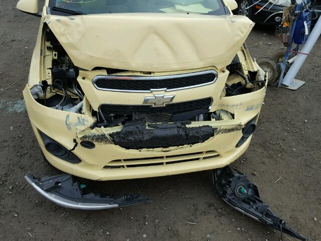 KL8CB6S99DC542572 - 2013 CHEVROLET SPARK LS YELLOW photo 7