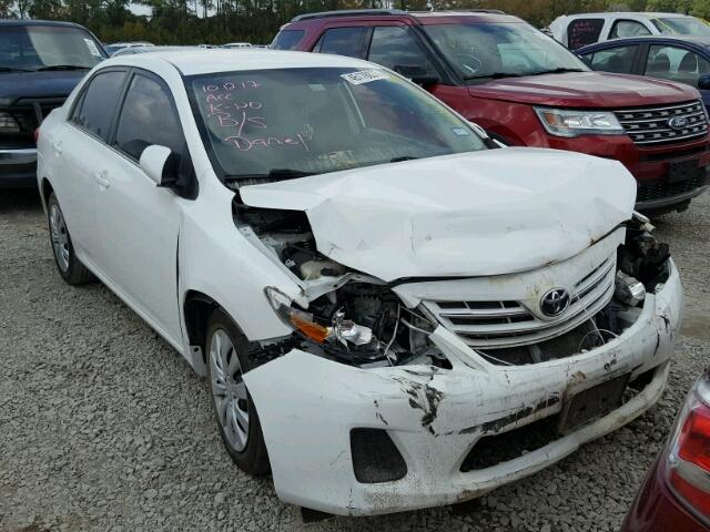 5YFBU4EE7DP193204 - 2013 TOYOTA COROLLA BA WHITE photo 1