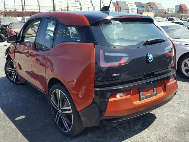 WBY1Z4C54FV505042 - 2015 BMW I3 REX BLACK photo 3