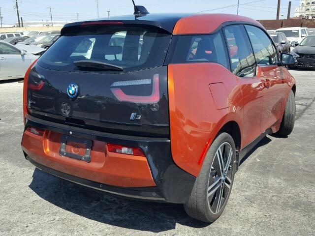 WBY1Z4C54FV505042 - 2015 BMW I3 REX BLACK photo 4