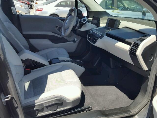 WBY1Z4C54FV505042 - 2015 BMW I3 REX BLACK photo 5